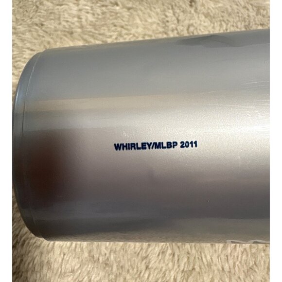 Detroit Tigers Travel Mug 16 Oz By Whirley MLB 2011 Plastic Silver & Black Lid - Picture 3 of 7